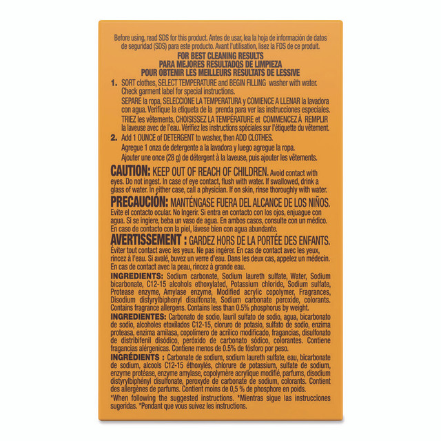 CHURCH & DWIGHT CO., INC Arm Hammer™ 5703760000 Plus the Power of OxiClean Powder Detergent, 2 oz Box, 156/Carton
