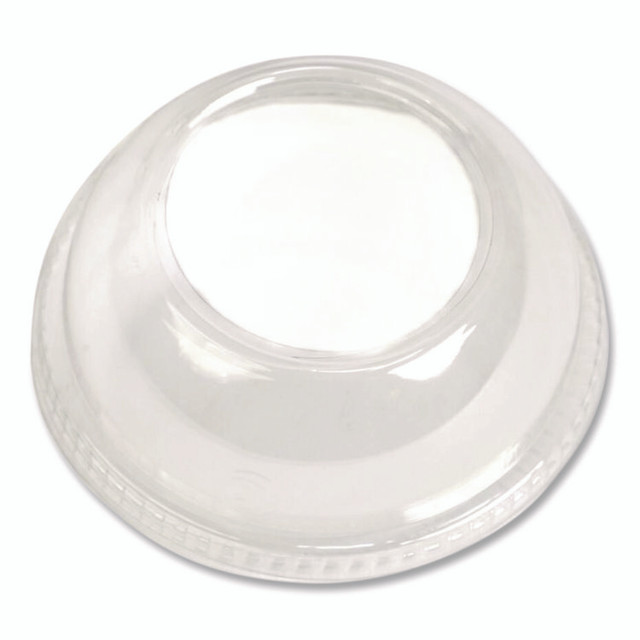 PLASTIFAR SA 18431 PET Lids, Fits 5 oz and 8 oz Sundae Cup, 100/Sleeve, 10/Sleeves/Carton