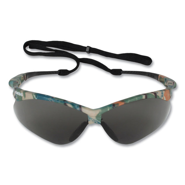 SMITH AND WESSON KleenGuard™ 22609BX V30 NEMESIS Safety Eyewear, Plastic Camo Frame, Smoke Polycarbonate Lens, 12/Box