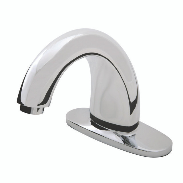 RUBBERMAID COMMERCIAL PROD. 1782742 Auto Faucet SST, Single Hole Mount, Polished Chrome