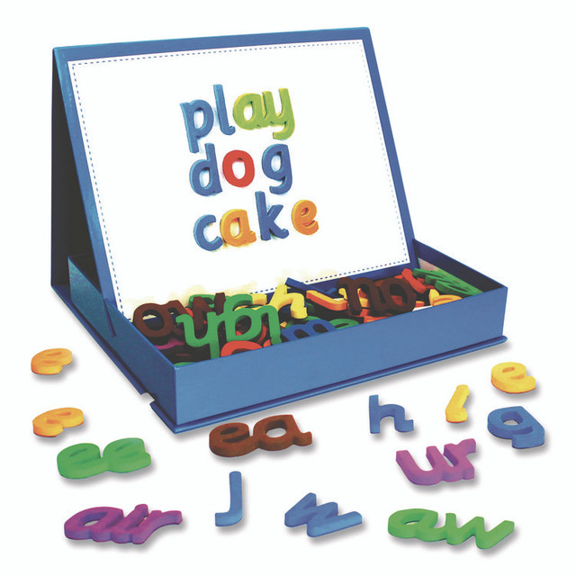JUNIOR LEARNING Inc® 194 Rainbow Phonics Magnetic Letters, Grades Pre-K to 2, 84 Pieces