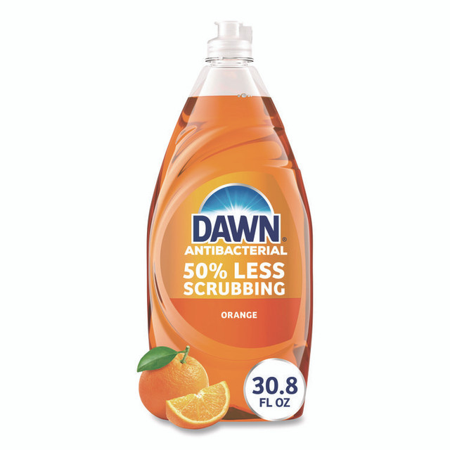 PROCTER & GAMBLE Dawn® 17121 Ultra Antibacterial Dishwashing Liquid, Orange Scent, 30.8 oz Bottle, 8/Carton