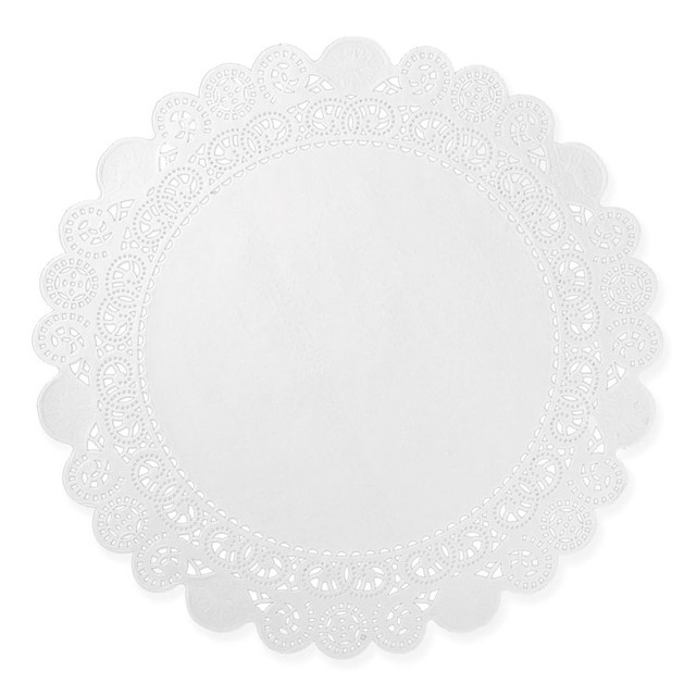AMERCAREROYAL LD12 Lace Doilies, Round, 12", White, 5,000/Carton