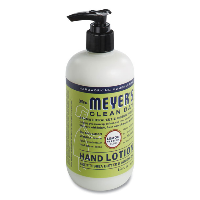 THE CALDREA COMPANY Mrs. Meyer's® 686585 Clean Day Hand Lotion, 12 oz Pump Bottle, Lemon Verbena Scent