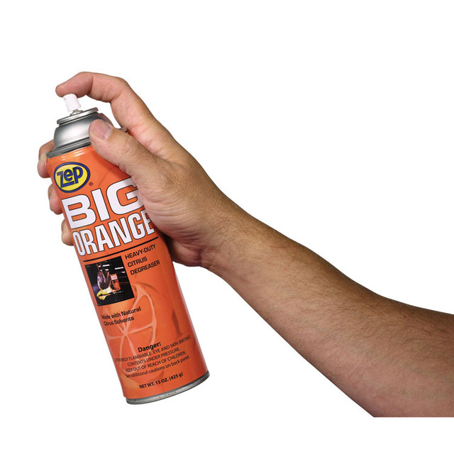 ZEP INC. 11401 Big Orange Aerosol, Citrus Scent, 15 oz Aerosol Can, 12/Carton