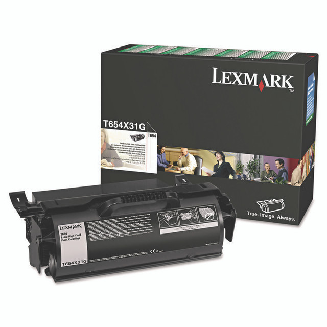 LEXMARK INT'L, INC. T654X31G T654X31G Return Program Extra High-Yield Toner, 36,000 Page-Yield, Black