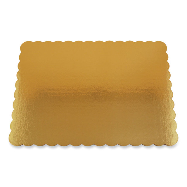 SOUTHERN CHAMPION TRAY SCT® 1660 Gold Cake Pads, 14 x 10, Gold, Paper, 50/Carton