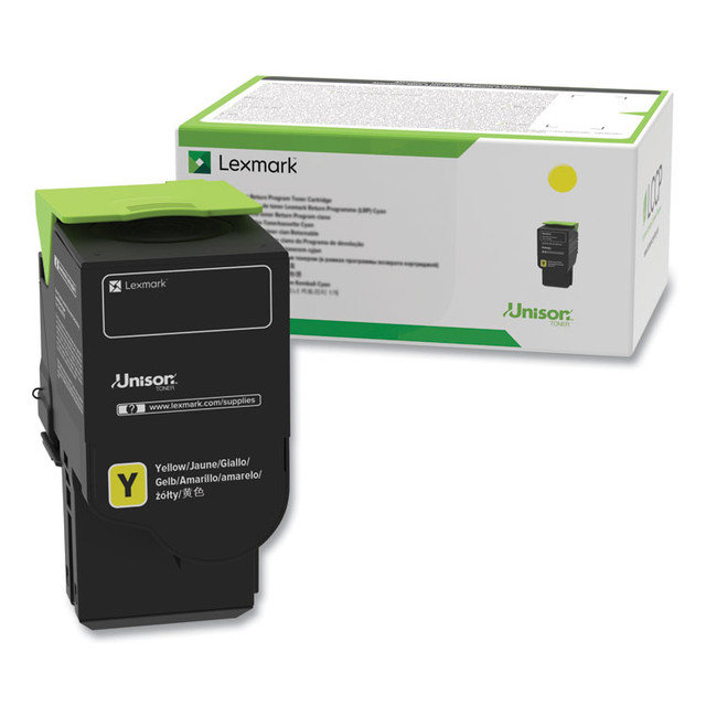 LEXMARK INT'L, INC. 78C1XYE 78C1XYE Extra High-Yield Toner, 5,000 Page-Yield, Yellow