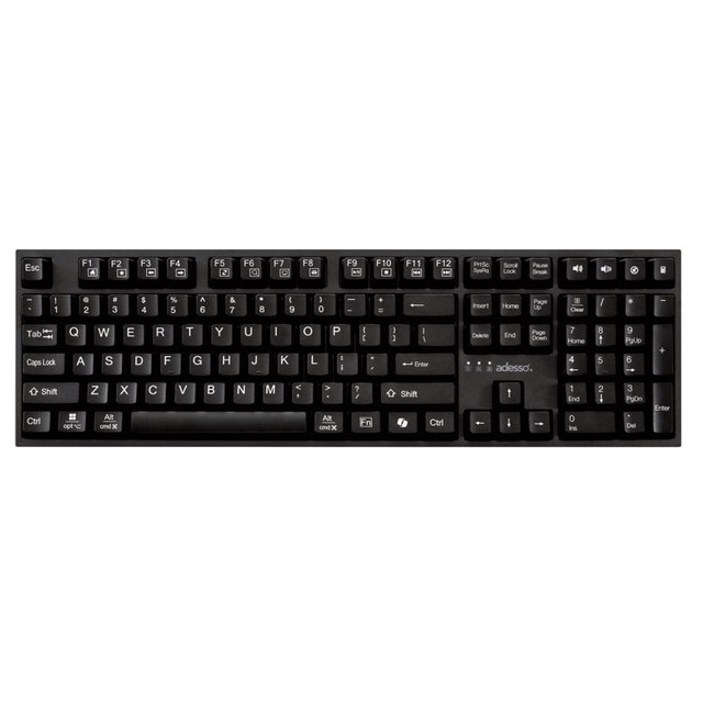 ADESSO INC AKB670UB EasyTouch 670UB Keyboard, Black