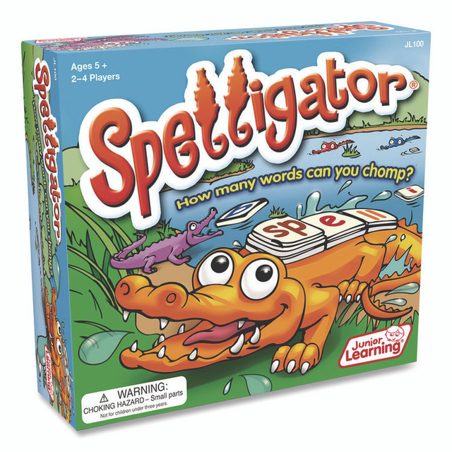 JUNIOR LEARNING Inc® 100 Spelligator, 2 to 4 Players, Grades K to 5