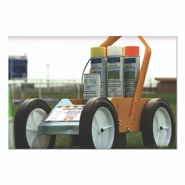 RUST-OLEUM CORPORATION 206346 Industrial Choice Athletic Field Striping Machine, Yellow
