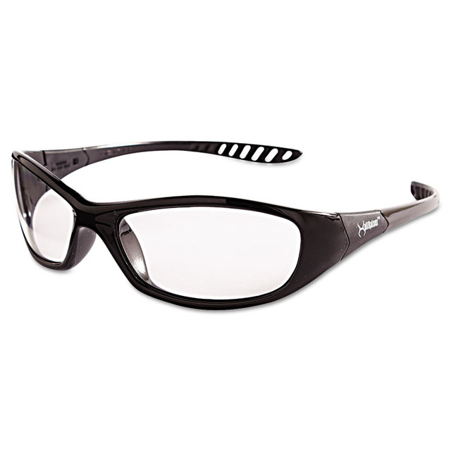 SMITH AND WESSON KleenGuard™ 28615 Hellraiser Safety Glasses, Black Full Frame, Clear Dual Anti-Fog Lens