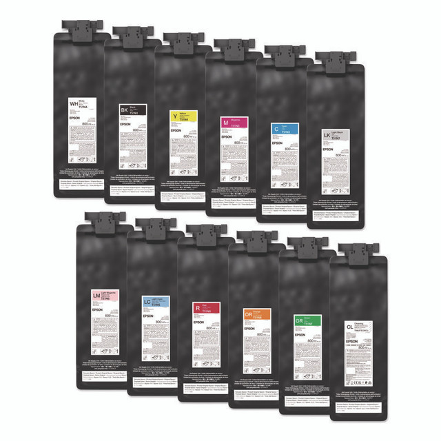 EPSON AMERICA, INC. T51N920 T51N920 (T51N) UltraChrome GS3 Eco-Solvent Ink, 800 mL, Red