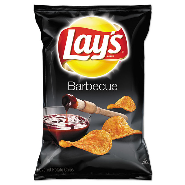 FRITO-LAY, INC. Lay's® 44458 BBQ Potato Chips, 1.5 oz Bag, 64/Carton