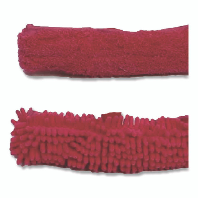 CHAGRINOVATIONS TidyUps TU68121 Window Cleaner Set, with Cleaning Heads, 11", 49" Plastic Handle, Raspberry