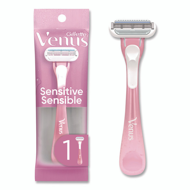 PROCTER & GAMBLE Gillette® 64906 Venus Sensitive Sensible Razors, 3 Blades, 36/Carton