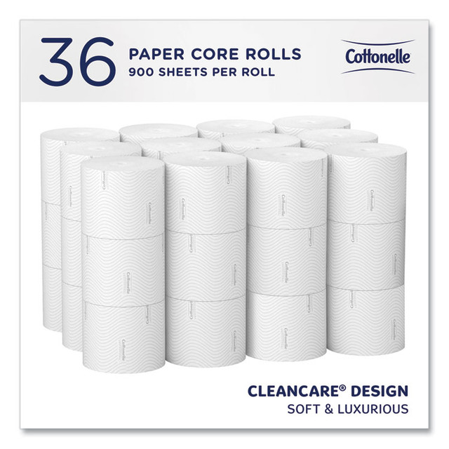 KIMBERLY CLARK Cottonelle® 53862CT Clean Care Bathroom Tissue, Septic Safe, 2-Ply, White, 900 Sheets/Roll, 36 Rolls/Carton