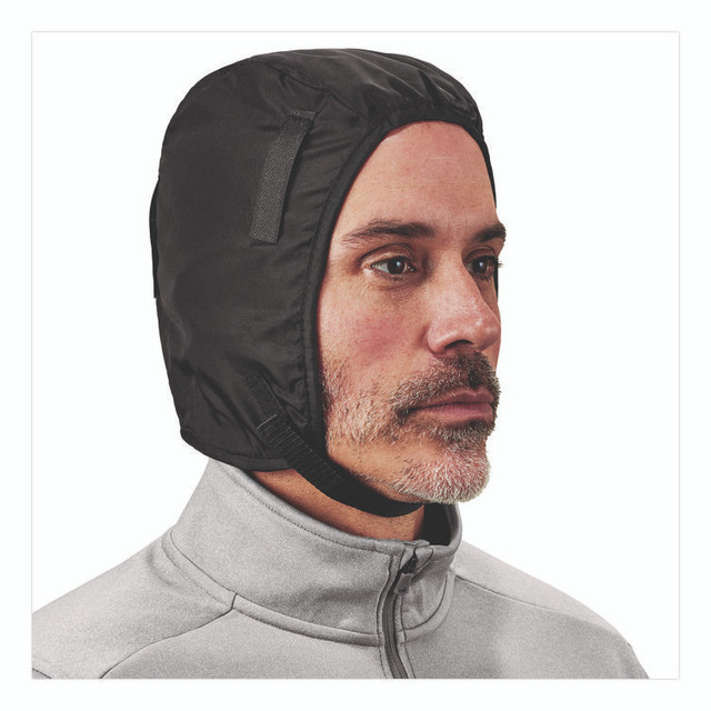 TENACIOUS HOLDINGS, INC. ergodyne® 16840 N-Ferno 6840 2-Layer Poly Regular Winter Liner, Fleece/Polyester, One Size Fits Most, Black