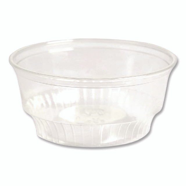 PLASTIFAR SA 18438 Plastic Cold Cups, Sundae, 5 oz, Clear, 1,000/Carton