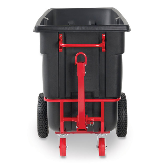 RUBBERMAID COMMERCIAL PROD. FG131641BLA 1 cu yd BRUTE Rotomolded Towable Tilt Truck, 2,100 lb Capacity, Black