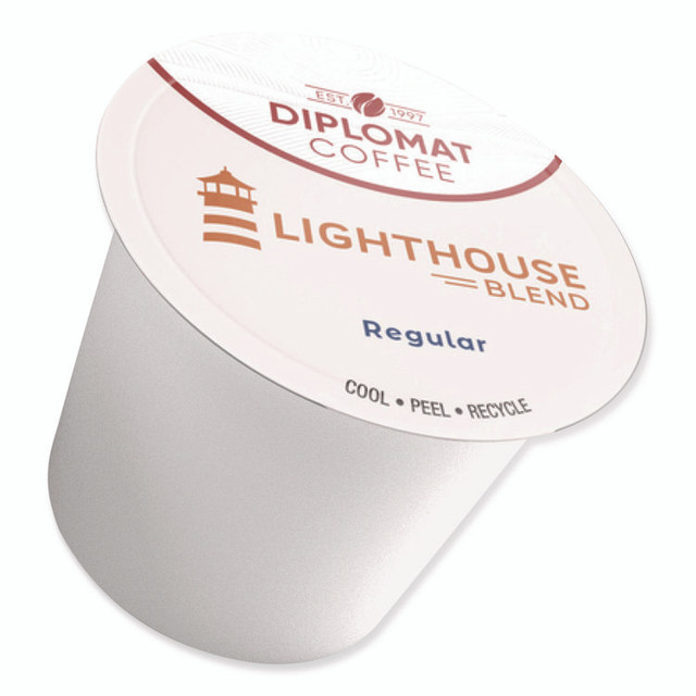 RDI USA Diplomat Coffee CDCCUPLH9610 Lighthouse DC-Cup, 10 g, 96/Carton