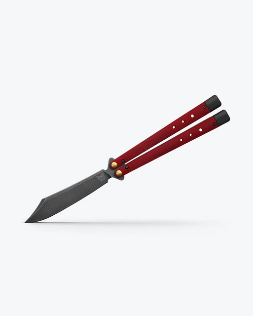 Benchmade 99BK-1 Necron | Ruby Red G10