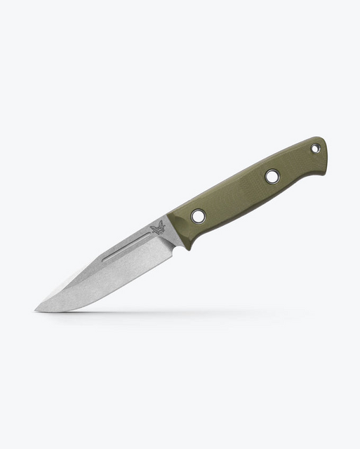 Benchmade 163-1 Bushcrafter | OD Green G10 | Drop-point