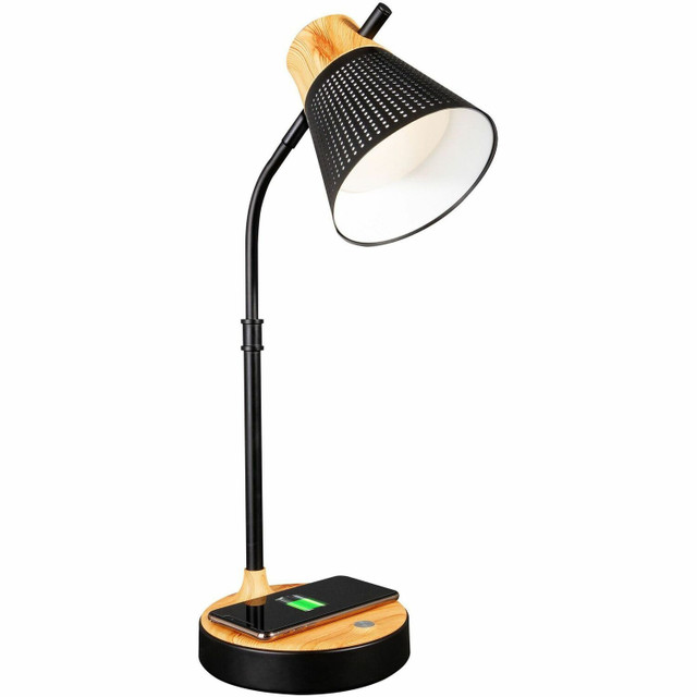 OttLite Technology OttLite CSAQA4K9SHPR OttLite Wireless Charging LED Table Lamp