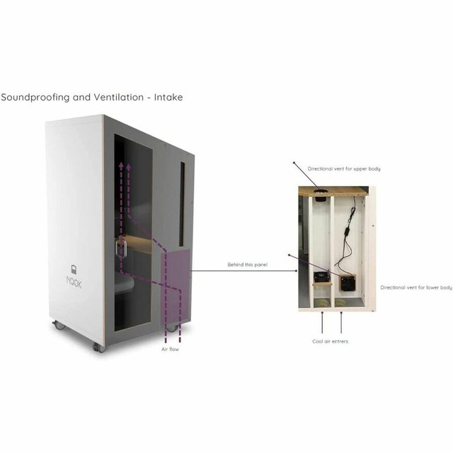 NOOK NOOK0065 NOOK Solo Privacy Booth NOOK NOOK0065 NOOK Solo Privacy Booth