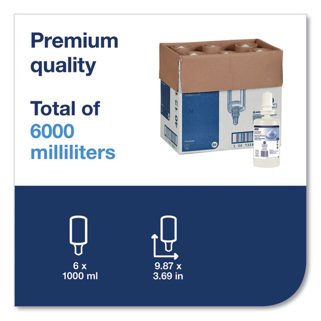 SCA TISSUE Tork® 401815 Premium Antibacterial Foam Soap Refill, Unscented, 1 L, 6/Carton