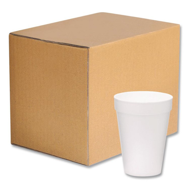 WINCUP CORPORATION 221974 Foam Drink Cups, 16 oz, White, 500/Carton