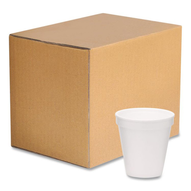 WINCUP CORPORATION 221966 Foam Drink Cups, 8 oz, White, 1,000/Carton