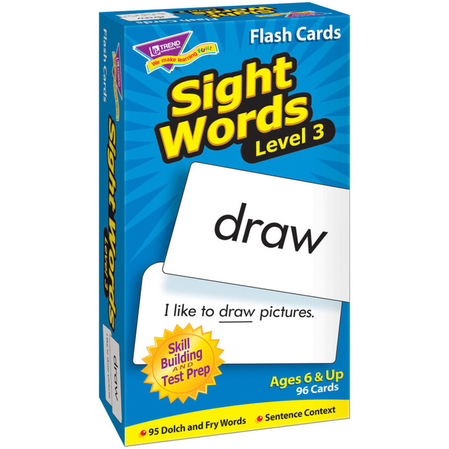 TREND ENTERPRISES INC. TREND Sight Words – Level 3 Skill Drill Flash Cards