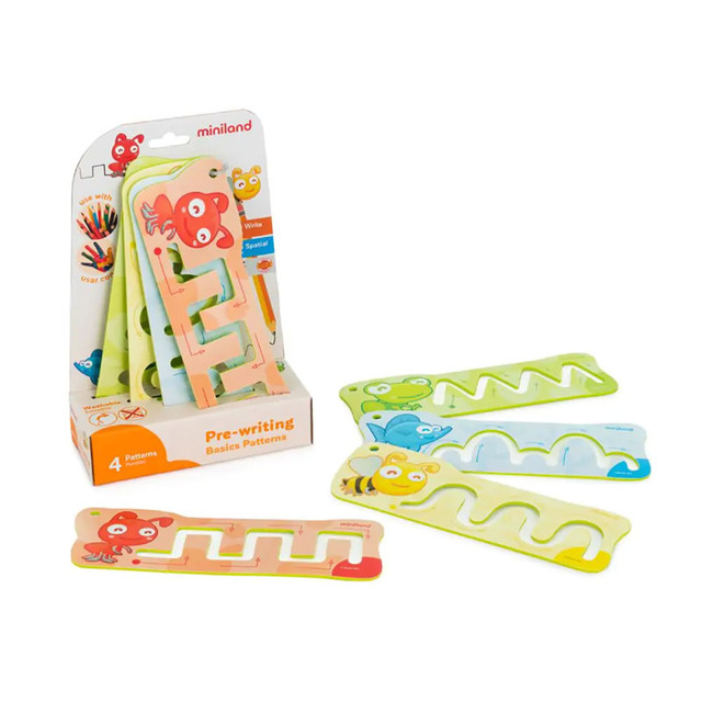 MINILAND EDUCATIONAL CORPORATION Miniland Pre-Writing Basics Patterns