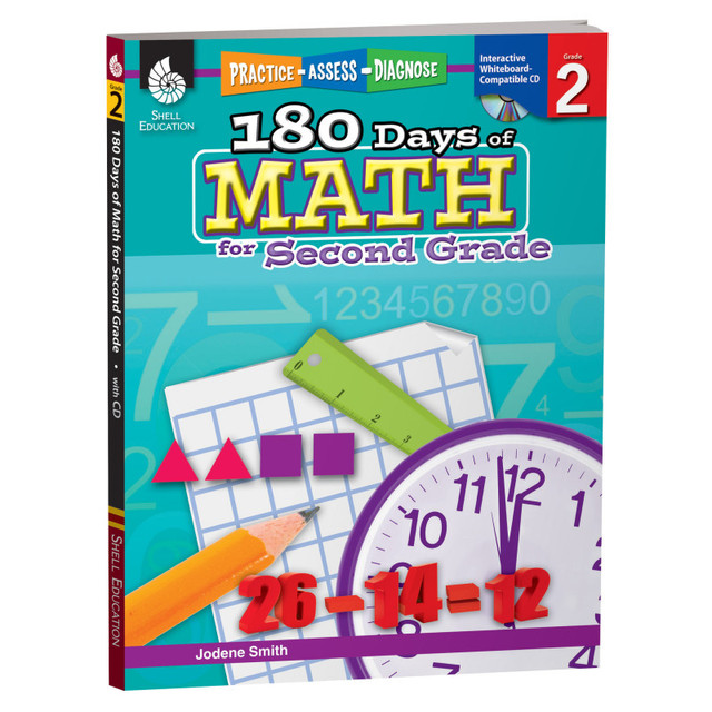 SHELL EDUCATION Shell Education 180 Days of Math for Second Grade