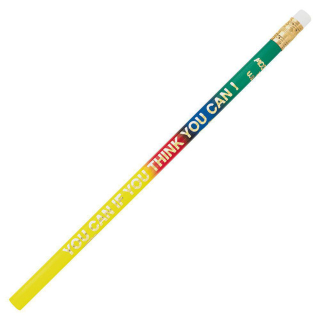 LAROSE INDUSTRIES- ROSE MOON Moon Products "You Can If You Think You Can!" Pencils, 12 Per Pack, 12 Packs