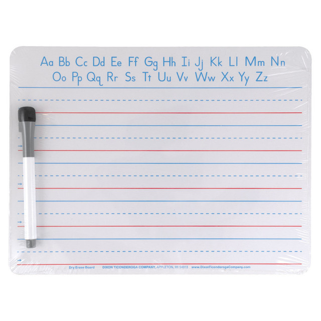 DIXON TICONDEROGA CO Pacon® Handwriting Whiteboard Dry Erase Set, 2-Sided, Ruled/Plain, with Marker/Eraser, 9" x 12"