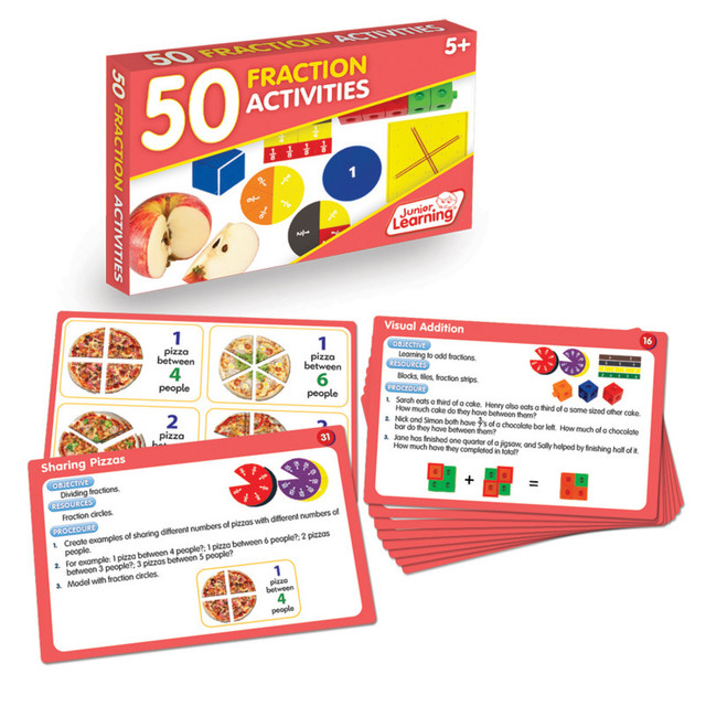 JUNIOR LEARNING Junior Learning® 50 Fraction Activities