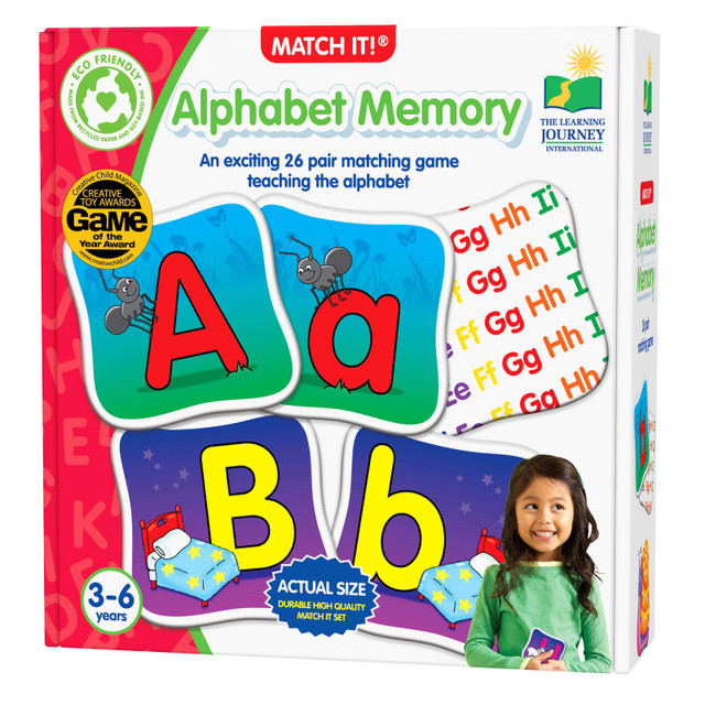 UNIVERSITY GAMES The Learning Journey International Match It! Game: Alphabet Memory