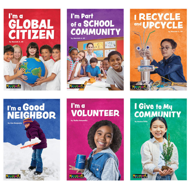 NEWMARK LEARNING Newmark Learning MySELF Readers: I Am a Responsible Community Member, Small Book 6pack, English