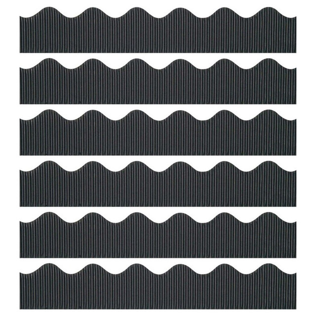 DIXON TICONDEROGA CO Bordette® Decorative Border, Black, 2-1/4" x 50', 6 Rolls