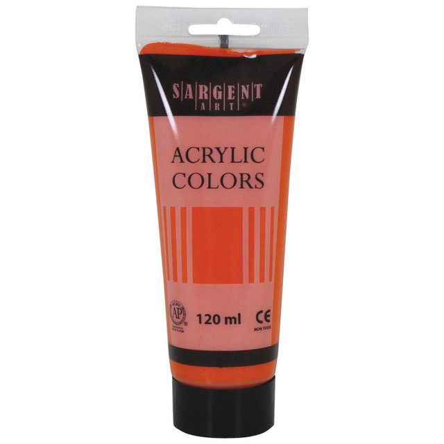 SARGENT ART  INC. Sargent Art® Acrylic Paint Tube, 120 ml, Cadmium Orange Hue