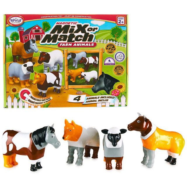 POPULAR PLAYTHINGS Popular Playthings Magnetic Mix or Match® Farm Animals