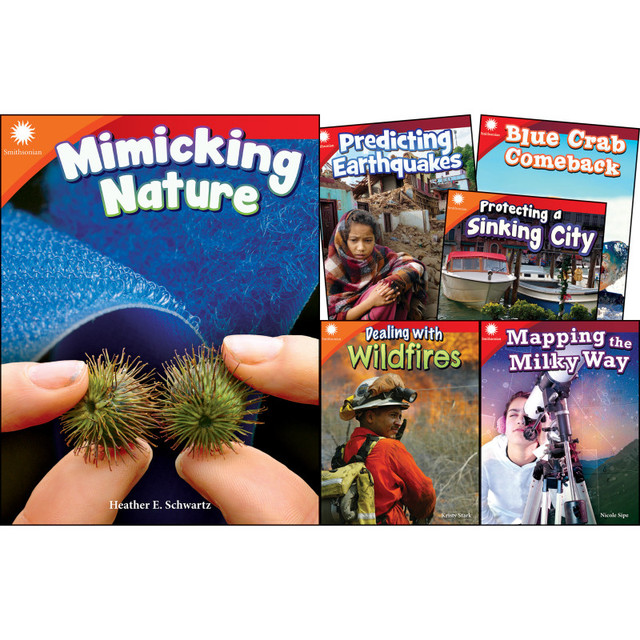 SHELL EDUCATION Teacher Created Materials Smithsonian Informational Text: The Natural World, 6-Book Set, Grades 2-3