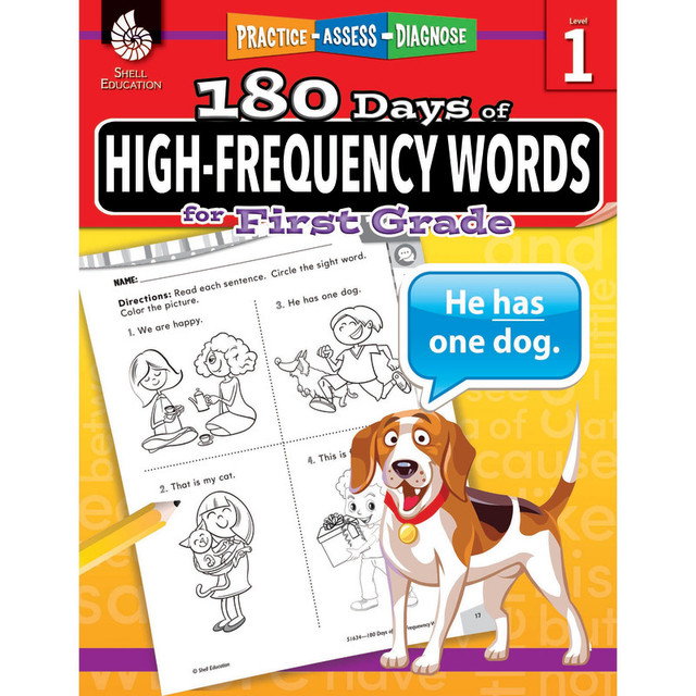 SHELL EDUCATION Shell Education 180 Days of High-Frequency Words for First Grade