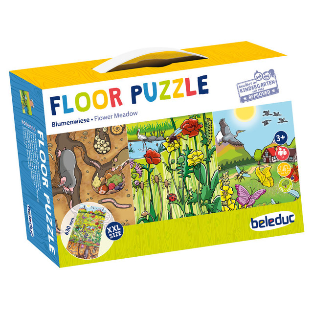 PLAYWELL ENTERPRISE LTD Beleduc Discover The Flower Meadow Floor Puzzle