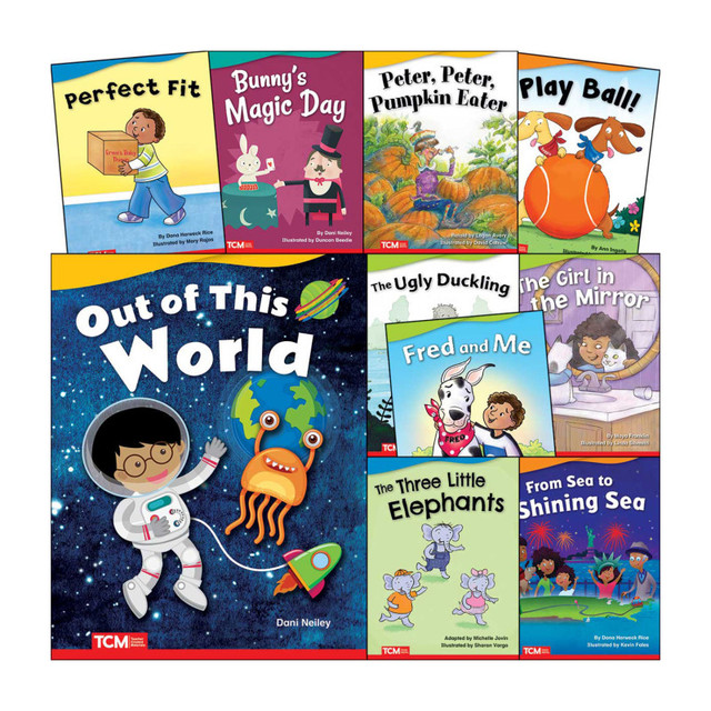SHELL EDUCATION Teacher Created Materials Literary Text Grade K Set 2: 10-Book Set