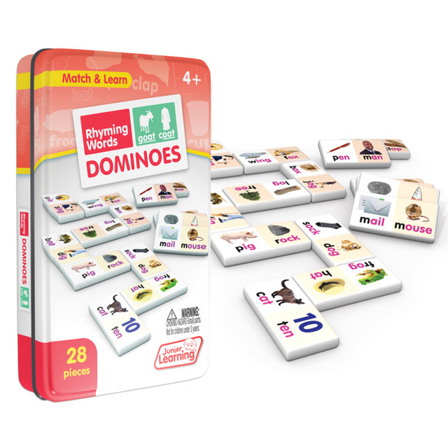JUNIOR LEARNING Junior Learning® Rhyming Words Dominoes JUNIOR LEARNING Junior Learning® Rhyming Words Dominoes