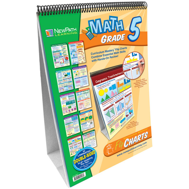 NEWPATH LEARNING NewPath Learning Math Skills Curriculum Mastery® Flip Chart, Grade 5