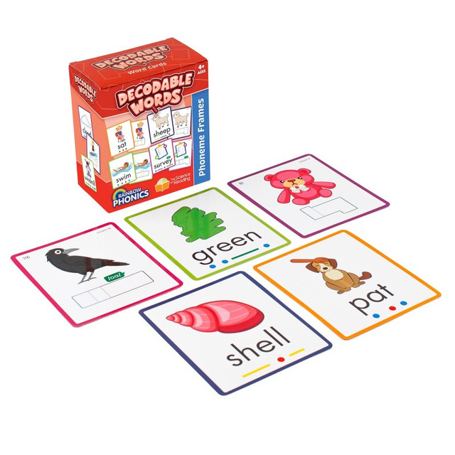 JUNIOR LEARNING Junior Learning® Rainbow Phonics Decodable Word Cards JUNIOR LEARNING Junior Learning® Rainbow Phonics Decodable Word Cards